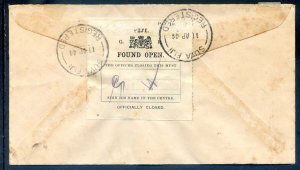 Tonga 1944 Silver Jubilee Set SG83/87 Fine Used On Cover