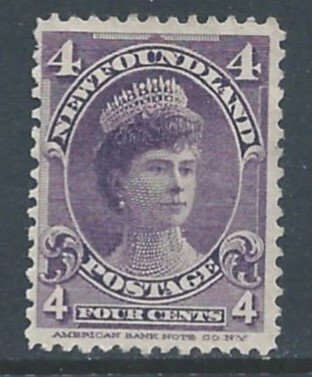 Newfoundland #84 Mint No Gum 4c Queen Mary