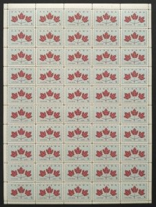 Canada 417 Sheet Field Stock MNH