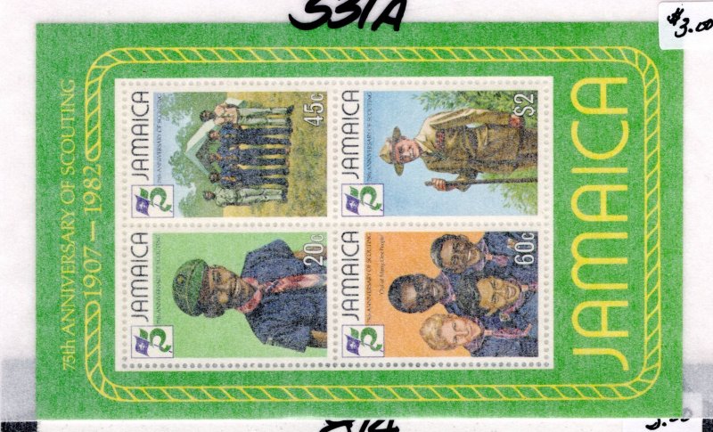 Jamaica #531a MNH - Stamp Souvenir Sheet