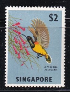 Singapore 1962 Sc 68 Bird $2 MNH