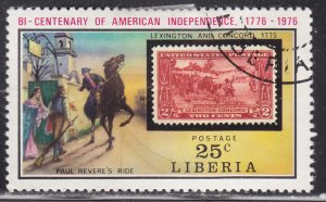 Liberia 707 American Revolution Bicentennial 1975