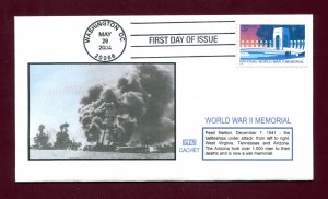 Sc. 3862 National World War II Memorial FDC - Glen Cachet  