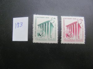 Germany 1939 MNH SC B138-B139 SET XF 20 EUROS  (183)