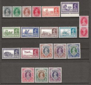 INDIA 1937/40 SG 247/64 MNH Cat £600