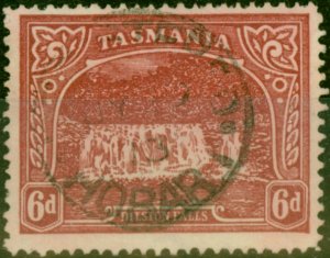 Tasmania 1911 6d Dull Carmine-Red SG254c Fine Used 