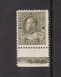 Canada #119 VF Mint Lathework D