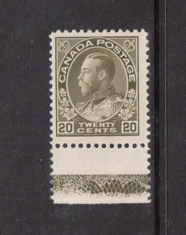 Canada #119 VF Mint Lathework D