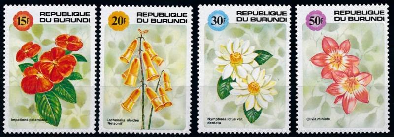 [67336] Burundi 1992 Flora Flowers Blumen  MNH