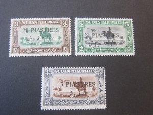 Sudan 1935 Sc C18-20 MH