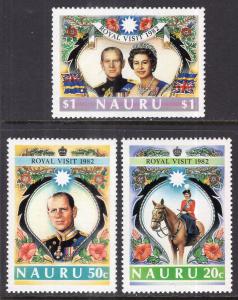 Nauru 257-259 MNH VF