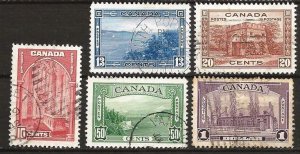 Canada 241 thru 245 - High Values