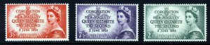 AUSTRALIA Queen Elizabeth II 1953 The Coronation Set SG 264 to SG 266 MINT