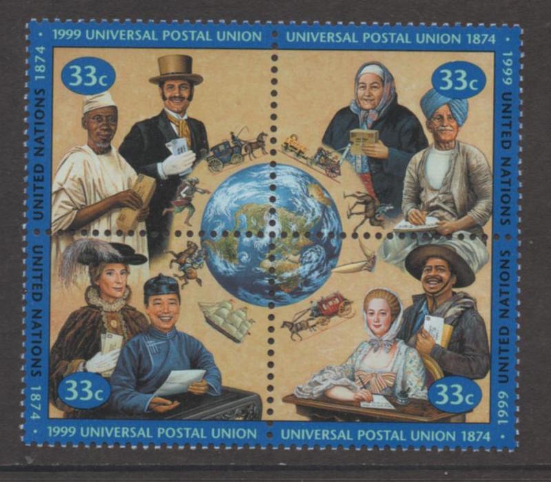SCOTT  764-767  block of 4    MNH  UN NEW YORK   1999