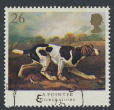 Great Britain SG 1532  Used  - Dogs George Stubbs Painting