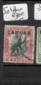 LABUAN   4C  MONKEY    SG 113   VFU     P0527H