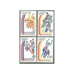 Liechtenstein 591-594,MNH. Olympics Montreal-1976:Judo,Volleyball,Relay race,