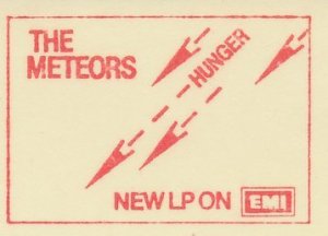 Meter cut Netherlands 1980 The Meteors - Dutch Rockband - New LP Hunger