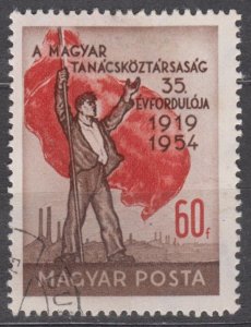 Hungary Scott #1077 1954 Used