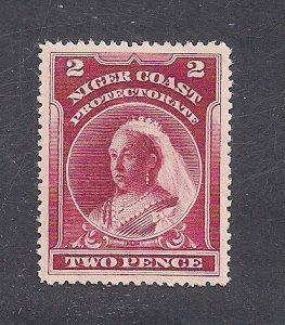 NIGER COAST PROT. SC# 57  VF/MLH