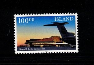 Iceland Sc 638 MNH of 1987 -Keflavik Intl. Airport Terminal Inauguration - AJ08