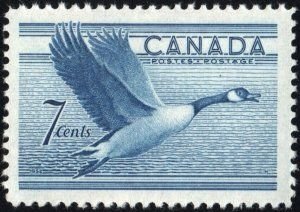 Canada Scott  320 Canada Goose  7¢ Mint Never Hinged