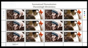 IRELAND SG2011/12 2010 INTERNATIONAL HUMANITARIANS SHEETLET MNH