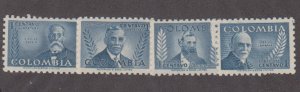 Colombia - 1952 - SC 597-600 - NH - Complete set