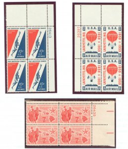 United States #C54/C55/C56 Mint (NH) Plate Block