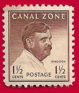 US CANAL ZONE Scott#137 1948 1-1/2c CHARLES MAGOON - MNH