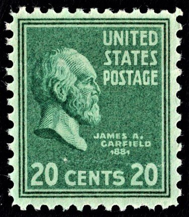 US 825 MNH VF 20 Cent James A. Garfield