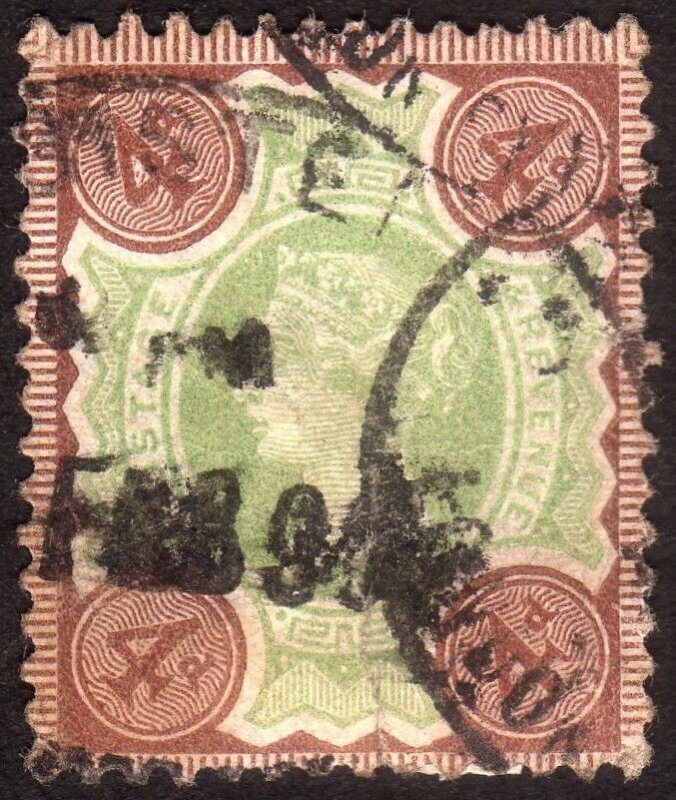 1887, Great Britain, 4p, Used, Sc 116, Sg 205