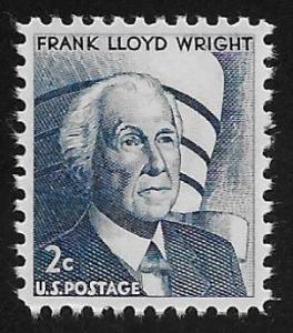 SC# 1280 - (2c) - Frank Lloyd Wright, MNH single