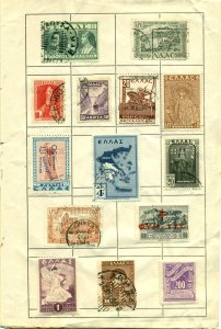 Greece Collection  52 stamps M & U SEE NOTE**