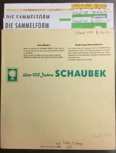 SCHAUBEK VARIETY SCANDANAVIAN ALBUM PAGES - 108 PAGES