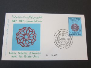 French Morocco 1987.7.17 FDC