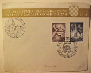 YUGOSLAVIA FDC 1941 ,1942