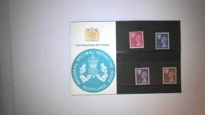 GREAT BRITAIN PRESENTATION PACK MNH DECIMAL DEFINITIVES