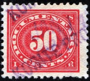 R238 50¢ Documentary Stamp (1917) Used