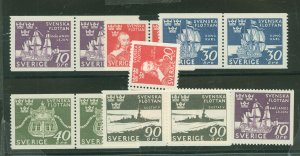 Sweden #351-357