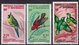 New Caledonia 1966 Sc C48-9A air post set MNH**