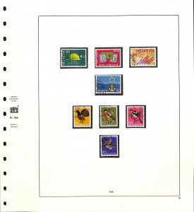 Switzerland  lot of VFU stamps 1968 (50)