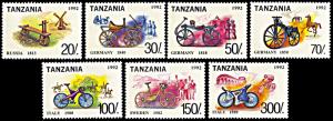 Tanzania 985I-985O, MNH, History of Bicycles