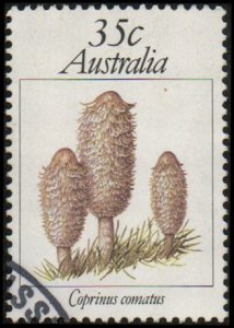 Australia 807 - Used - 35c Shaggy Ink Cap Mushroom (1981) (cv $0.70)