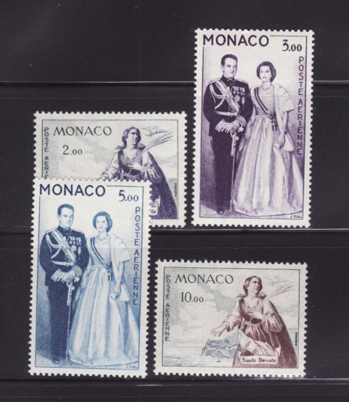 Monaco C55-C58 Set MNH Famous People