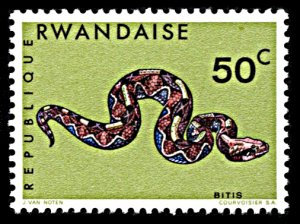 Rwanda 196, MNH, Snake, Gaboon Viper