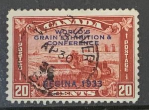 CANADA 1933 GRAIN CONFERENCE REGINA SG330  FINE USED
