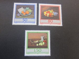 Liechtenstein 1990 Sc 942-44 set MNH