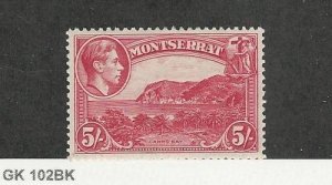 Montserrat, Postage Stamp, #101a Perf 13 Mint Hinged, 1938, JFZ