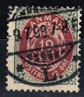 Denmark #46 F-VF Used CV $4.00 (X1147)